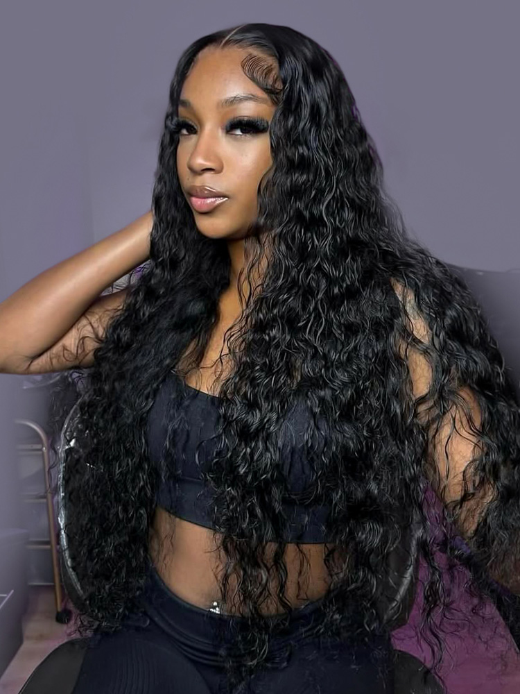 HD 13x6 lace loose deep wave hair wig