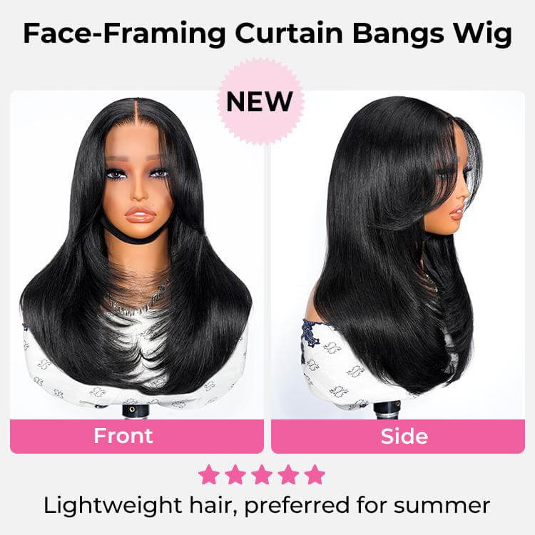 layered body wave wig