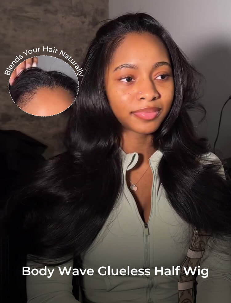 Affordable Half Wig