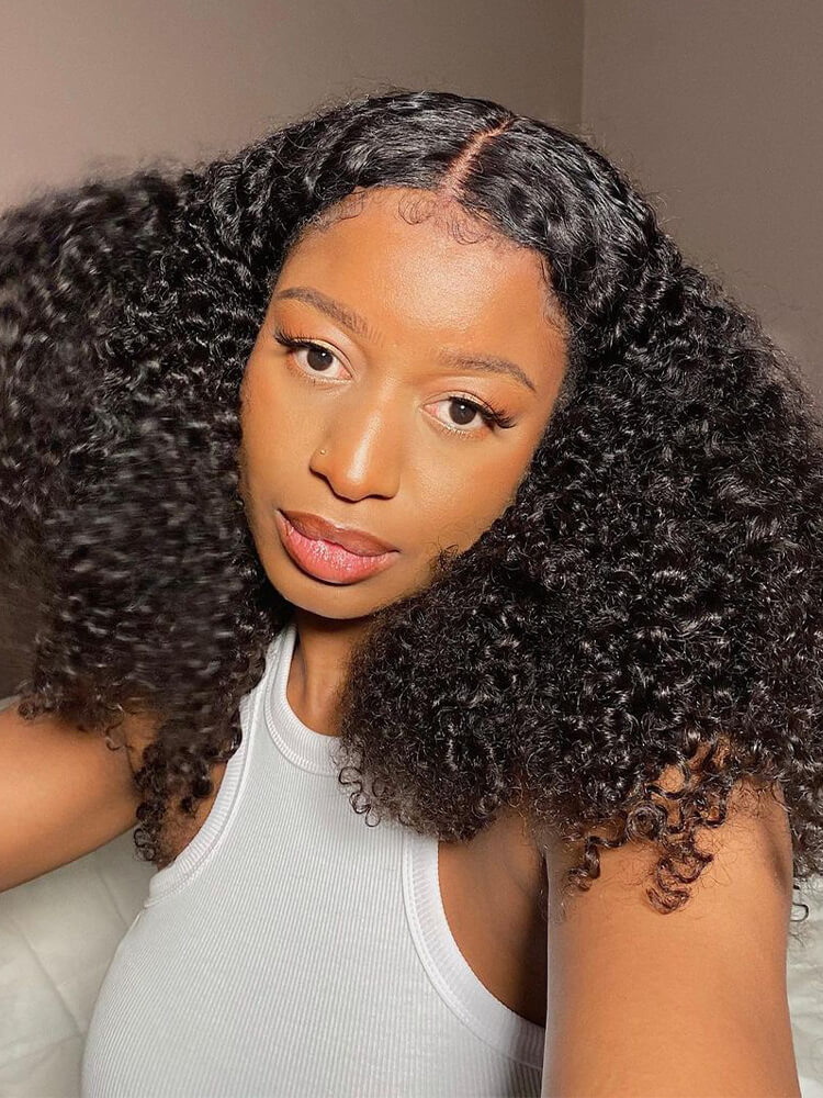 Human Hair V Part Wigs
