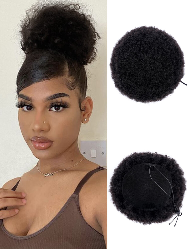 Kinky Curly Bun