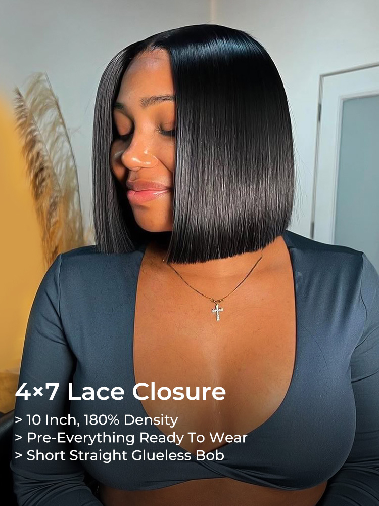 Short Straight Bob Wig