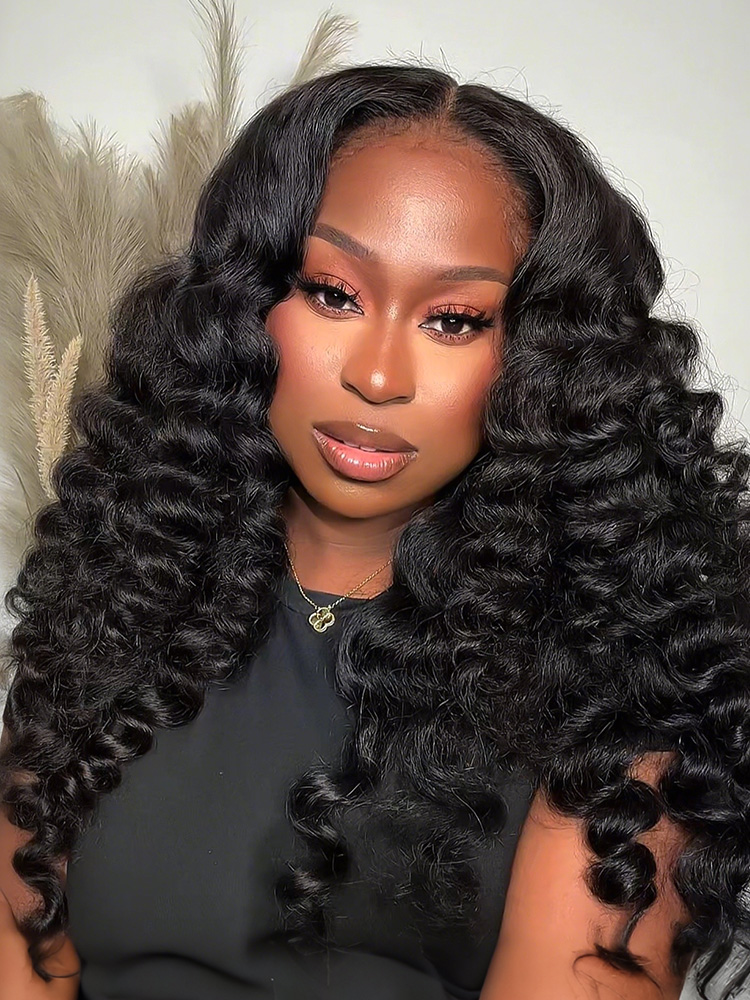 Wand Curl Half Wig Easy Wear