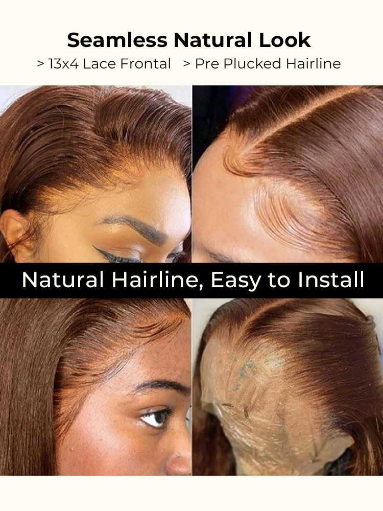 Brown Straight Wigs