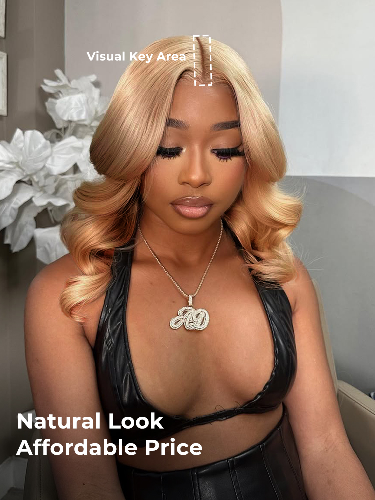 Body Wave Bob 2*6 Lace Deep Hair Part Closure Wig
