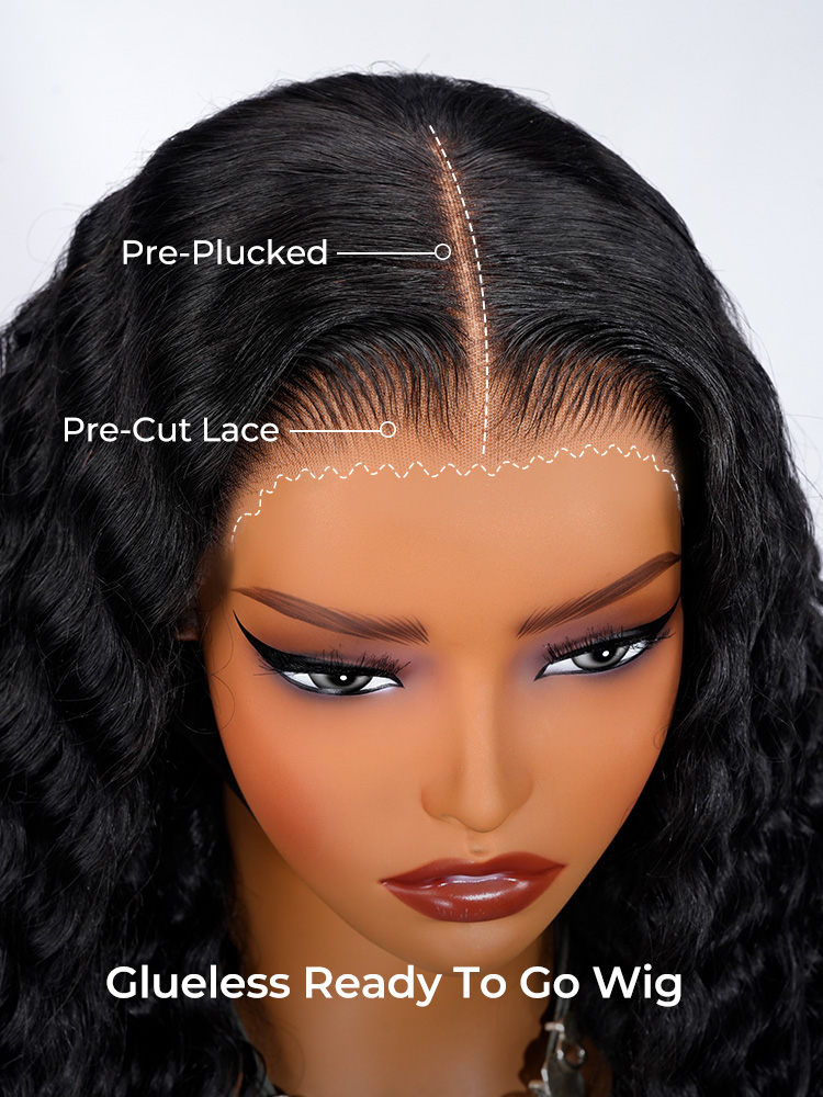 Deep Wave Pre-Cut Lace Wig