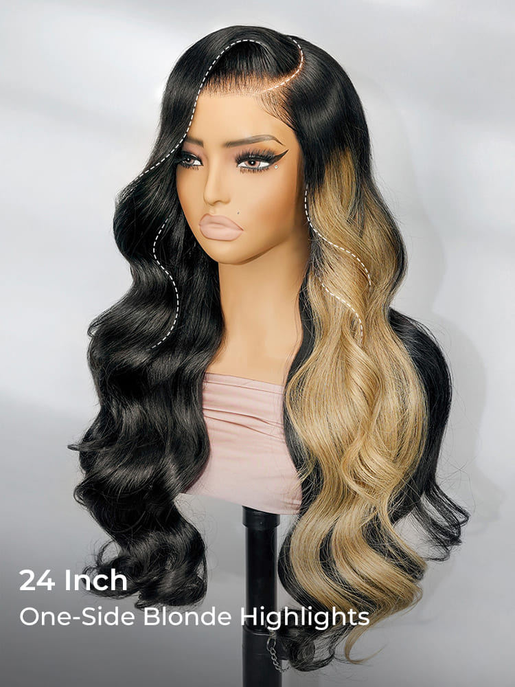 deep c part body wave wig