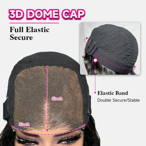 pre cut 5x5 lace front wig