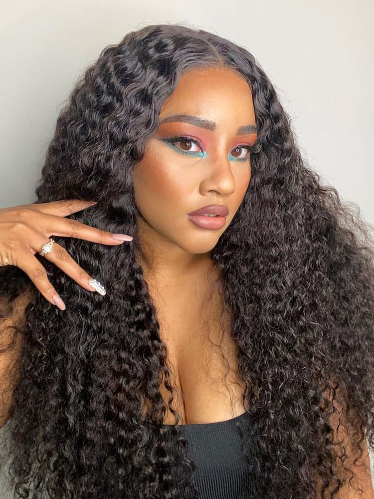 180% Density Alipearl Natural Wave Ready To Go Lace 4x7 Lace Clsoure Deep Wave Wigs