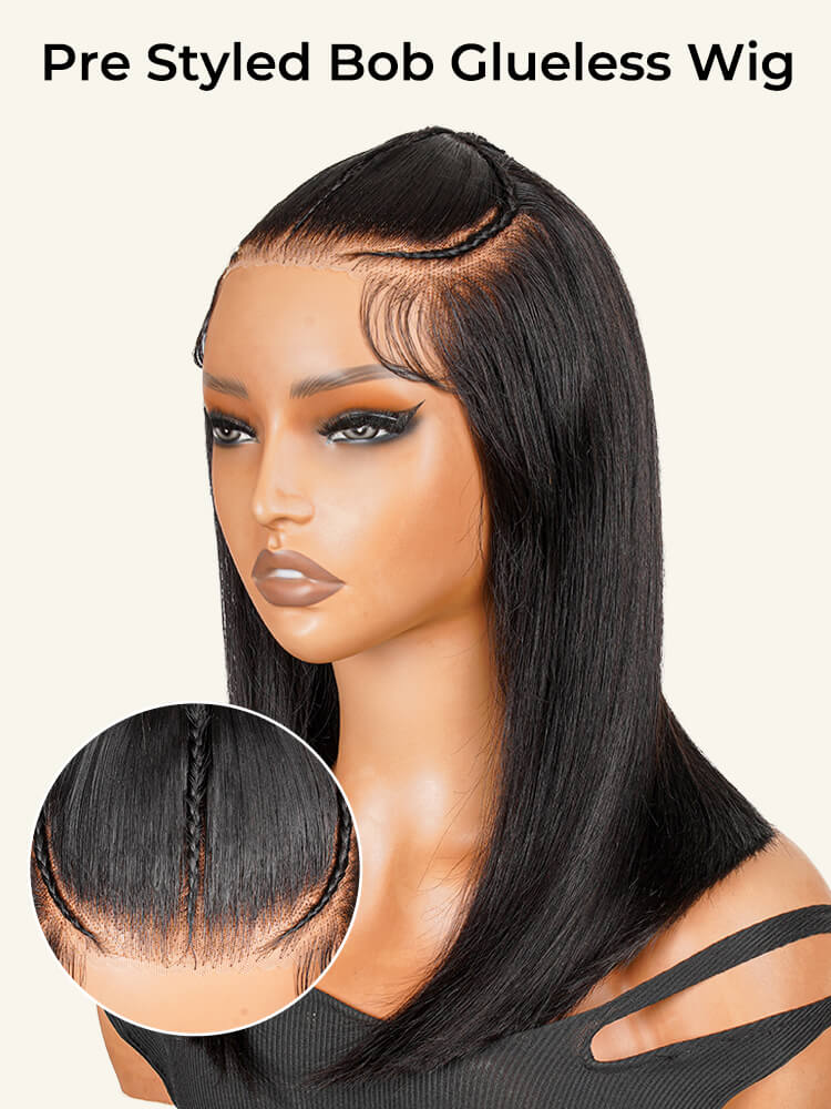 pre styled bob wig