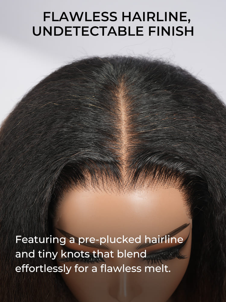 Pre plucked natural hairline