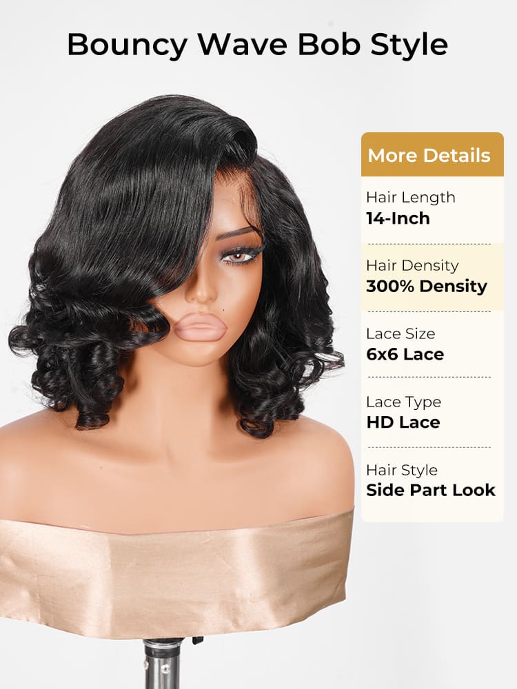300 density bob wig