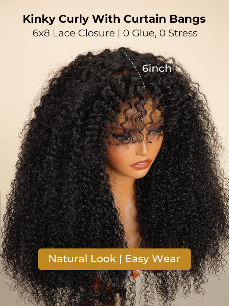 kinky curly lace front wig