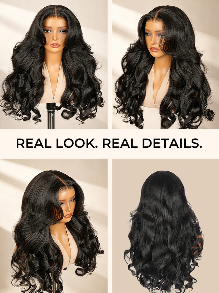 yaki body wave glueless wig