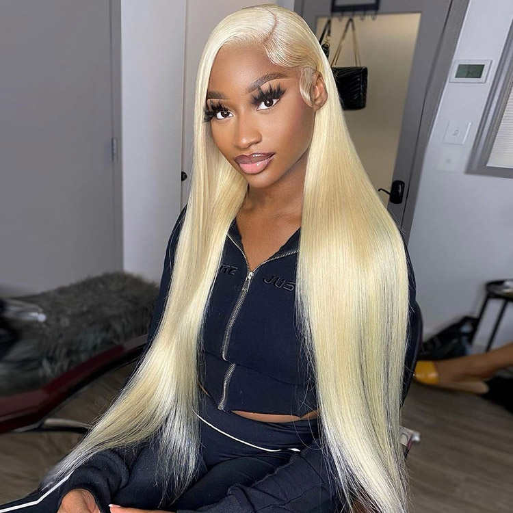 Long 613 Blonde Color  Wigs