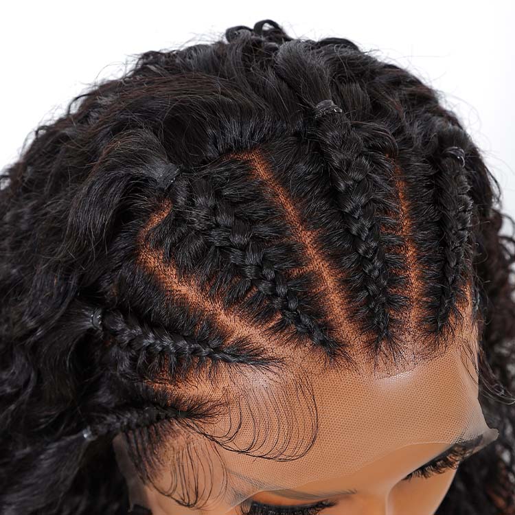 Deep braiding wig