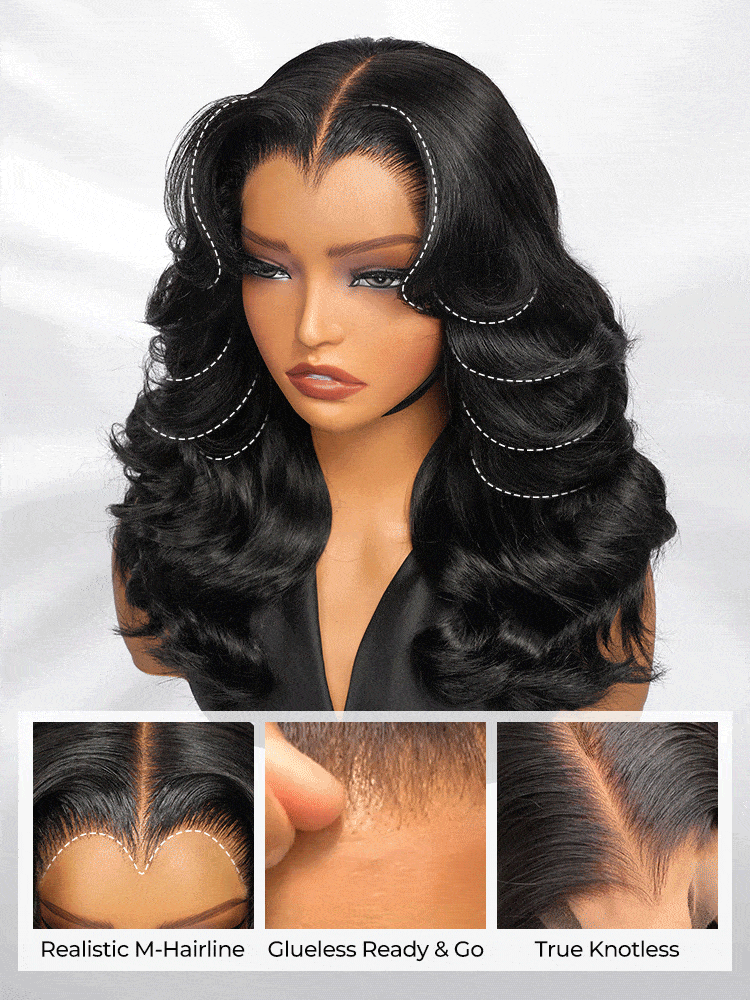 realistic hairline with pre cut pre plucked lace