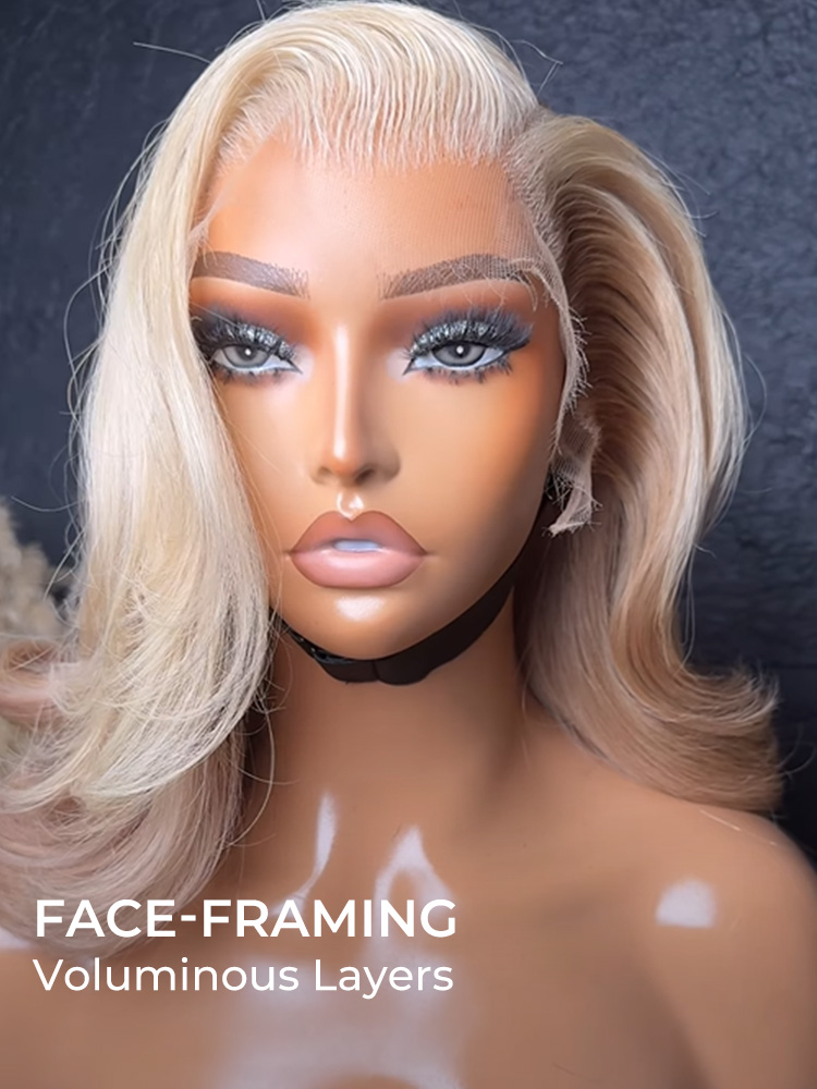 Colored Layered Wig