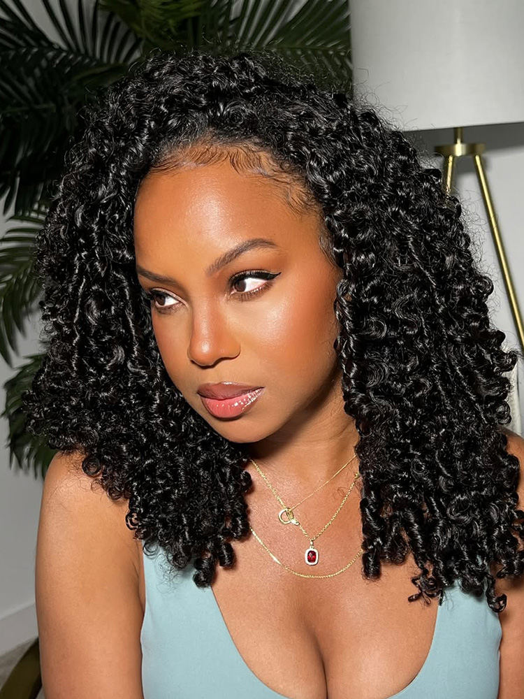Glueless Burmese Curly Wig