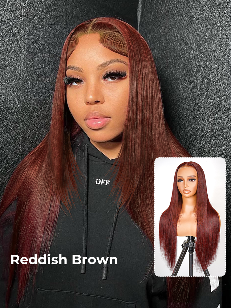 Layered Straight Wig With Pre-Plucked Hairline