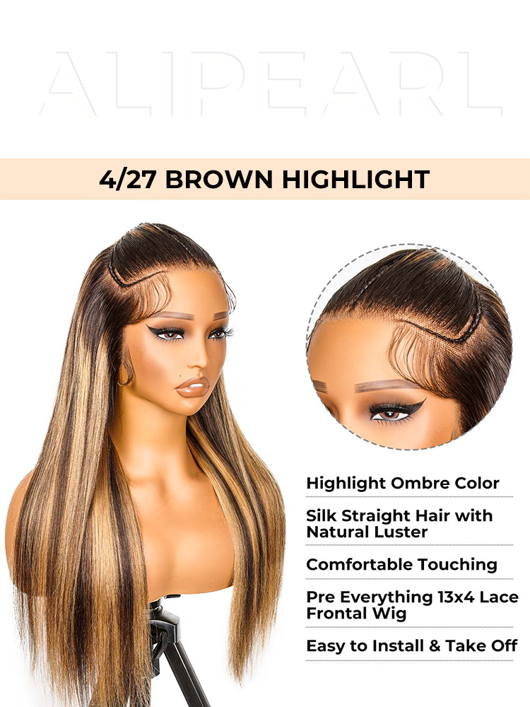  blonde highlight wig