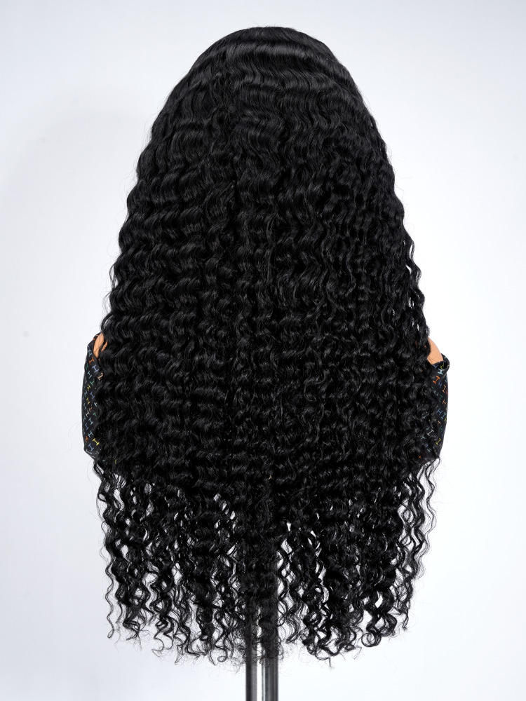 Deep Wave Lace Front Wig Pre-Plucked Hairline