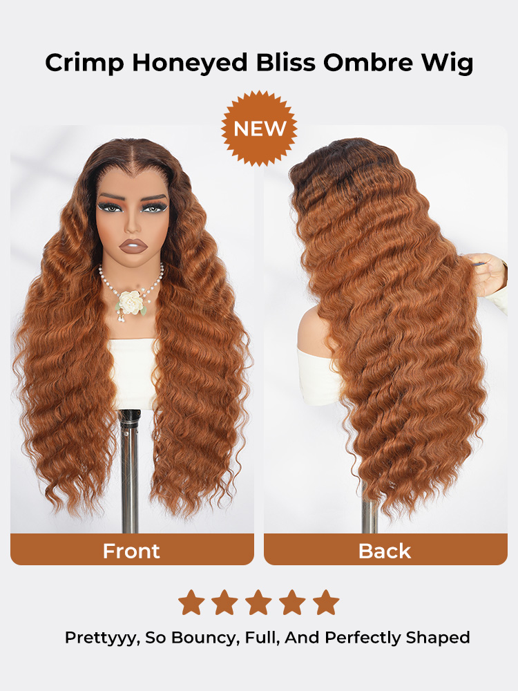 Loose Deep Honeyed Bliss Lace Front Wig