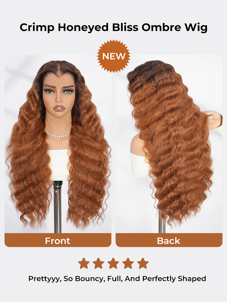 Loose Deep Honeyed Bliss Lace Front Wig
