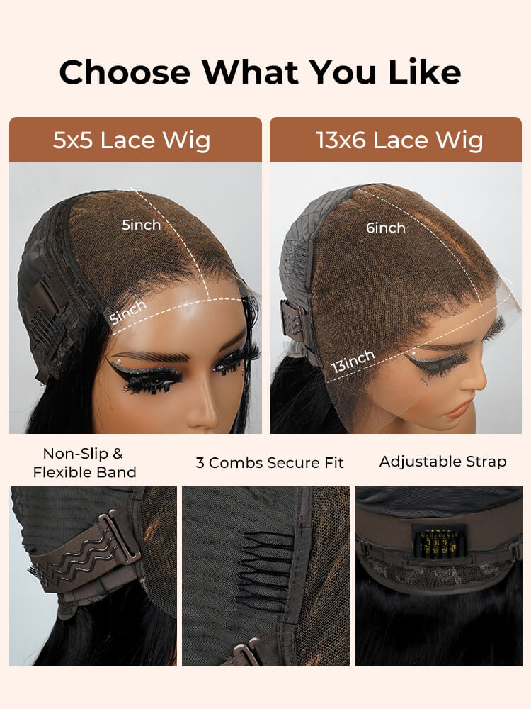 5x5 lace closure 13x6 lace frontal
