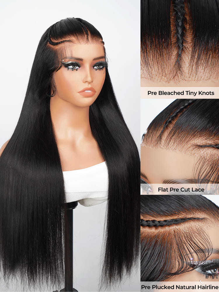 pre styled 13x6 glueless wig