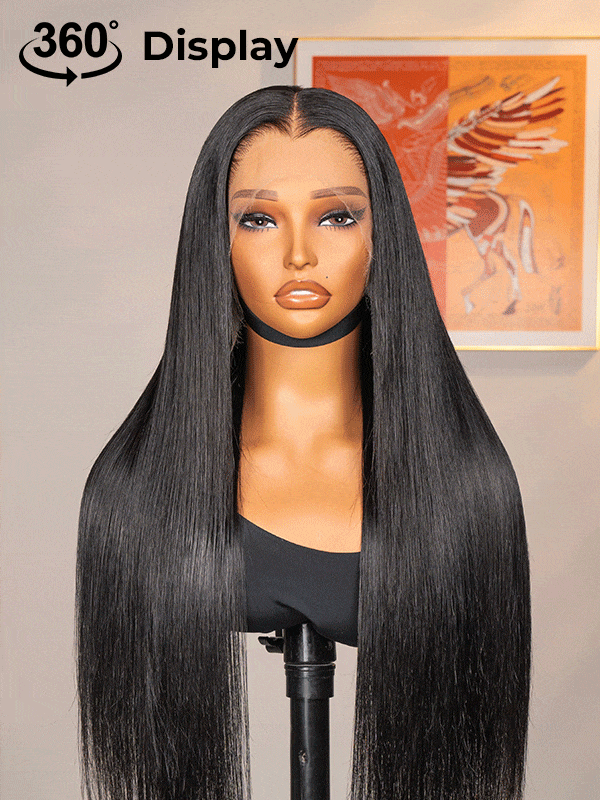 m hairline straight wig