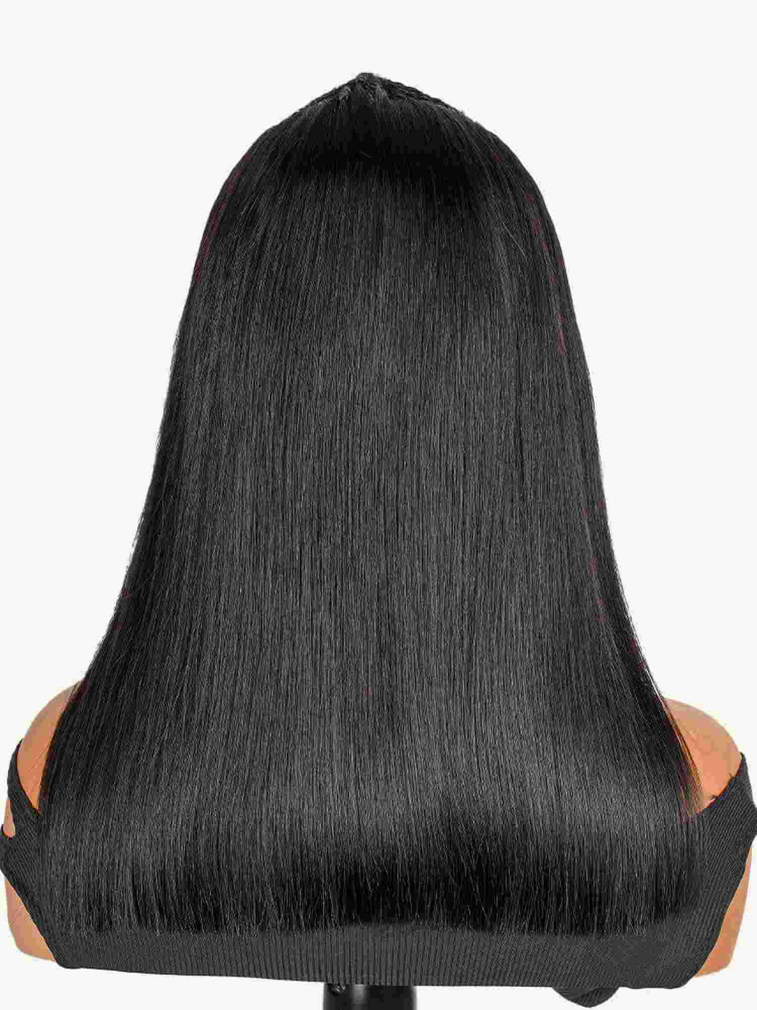 long & luxury straight lace wig