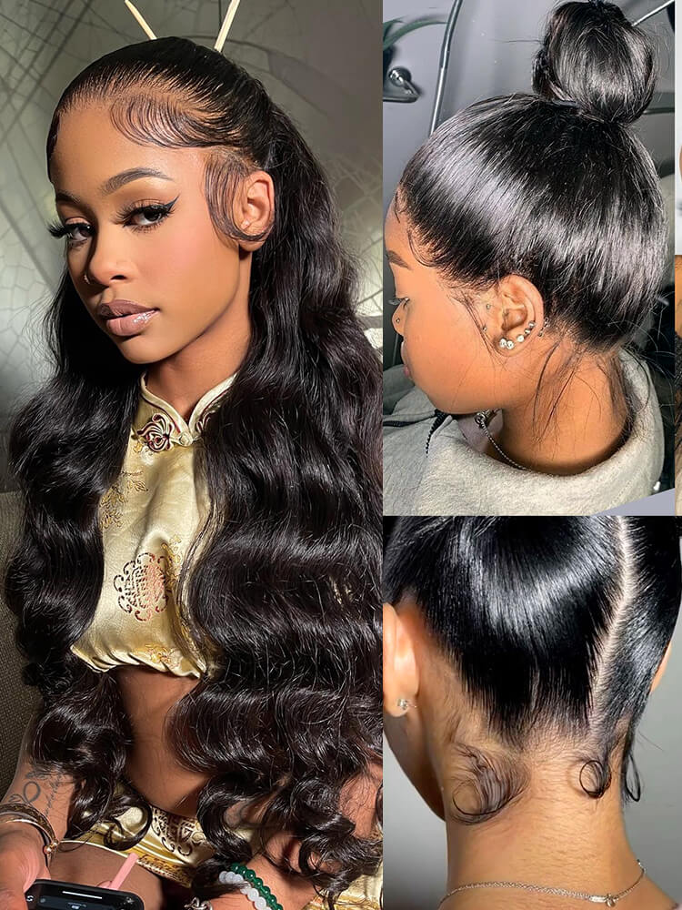 baby hair around