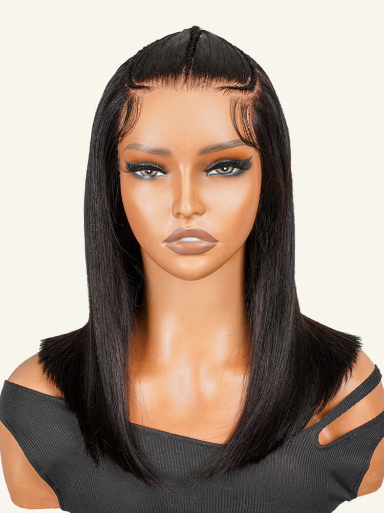 straight lace front wig