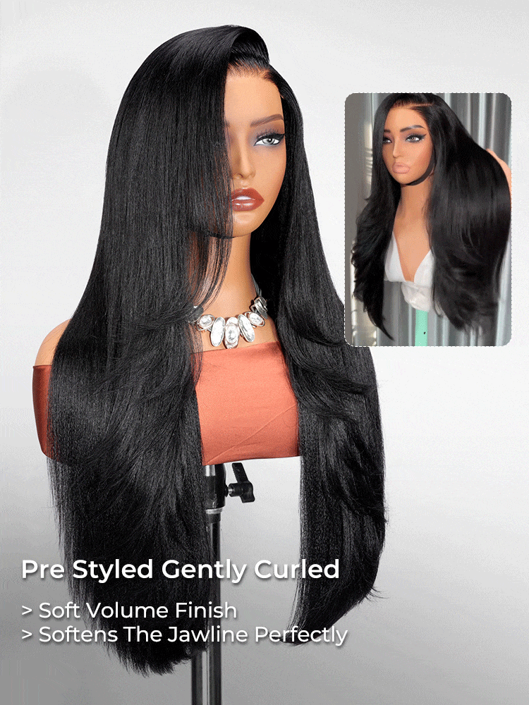 pre styled glueless wig