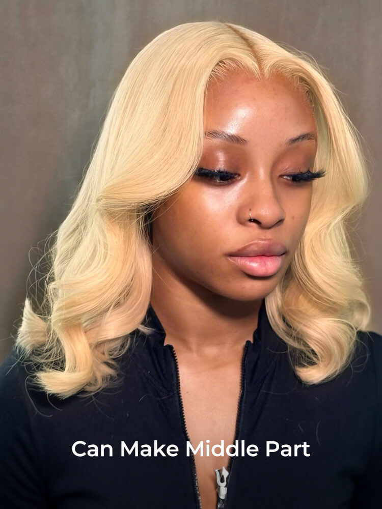 middle part bob wig