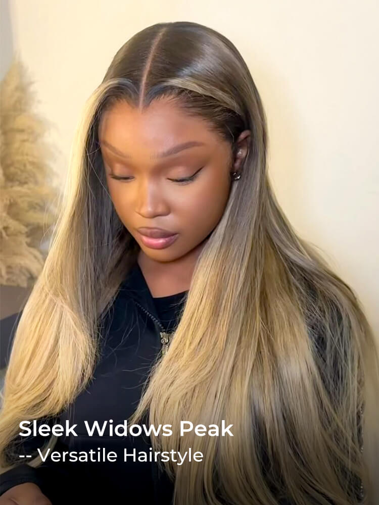 highlight ombre lace frontal wig
