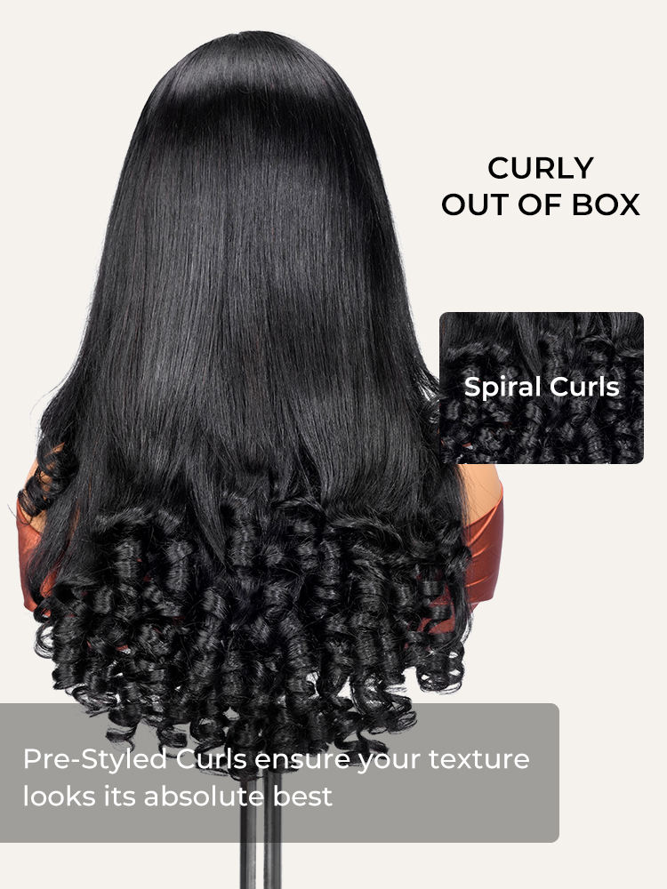 Pre-Styled Curly Wig