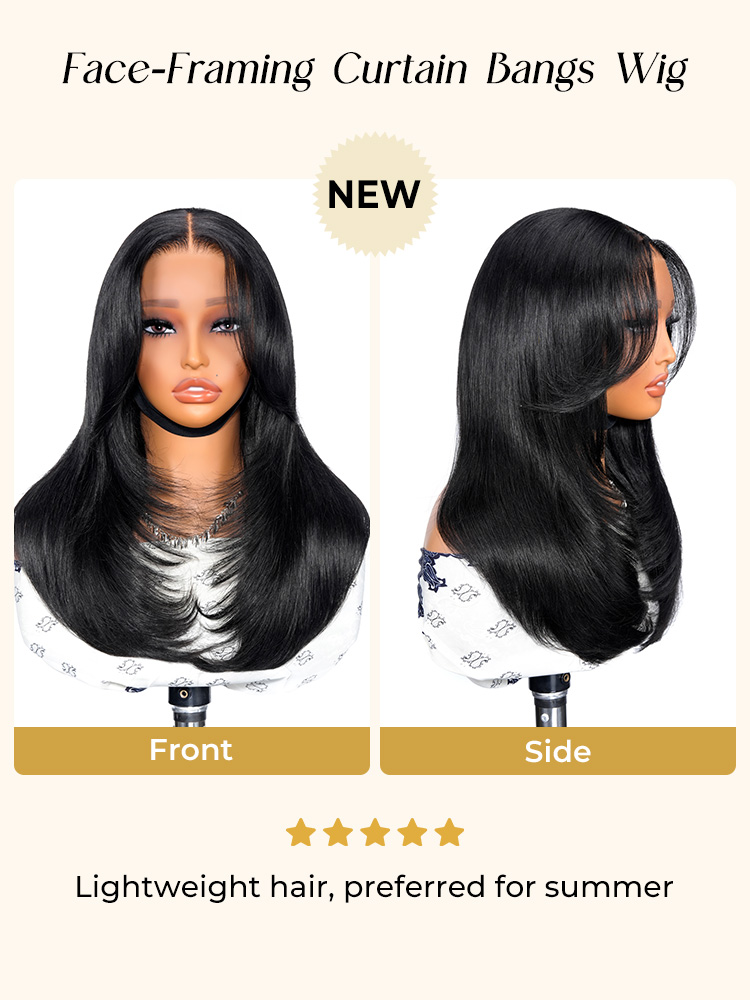 layered body wave wig