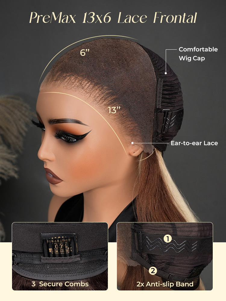 13x6 transparent lace front wig