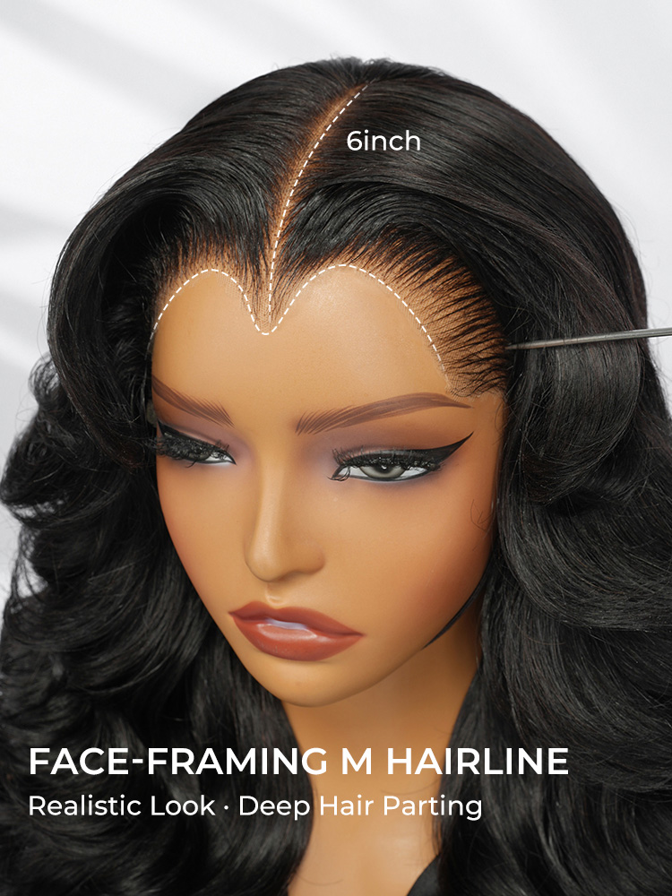 face-framing m hairline