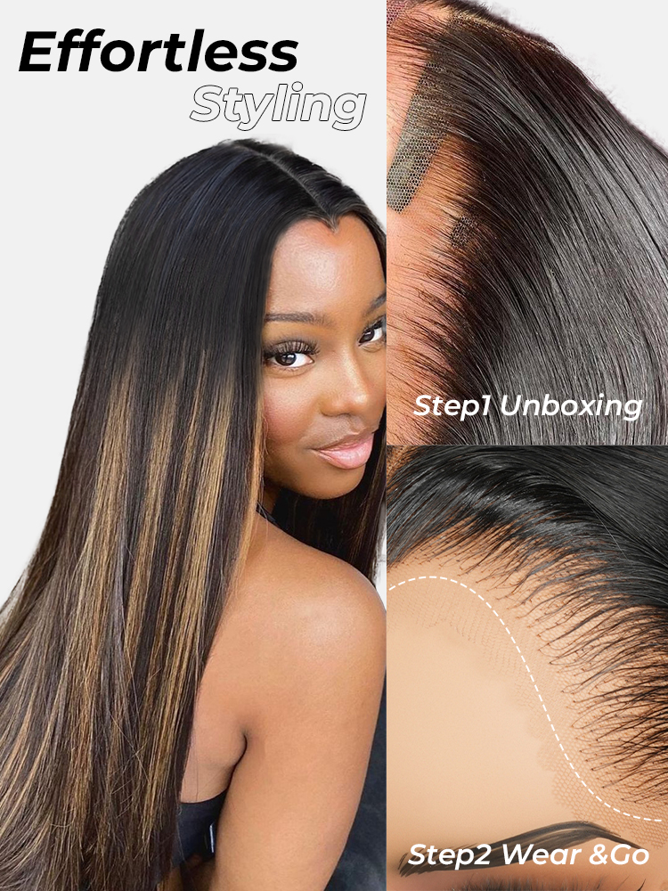 Large Lace M Hairline Wig Pre-Plucked Hairline