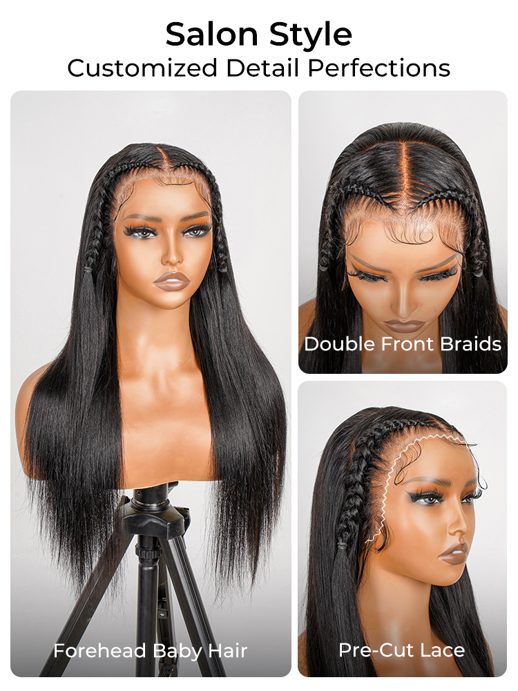 Straight Lace Front Wig Human Hair