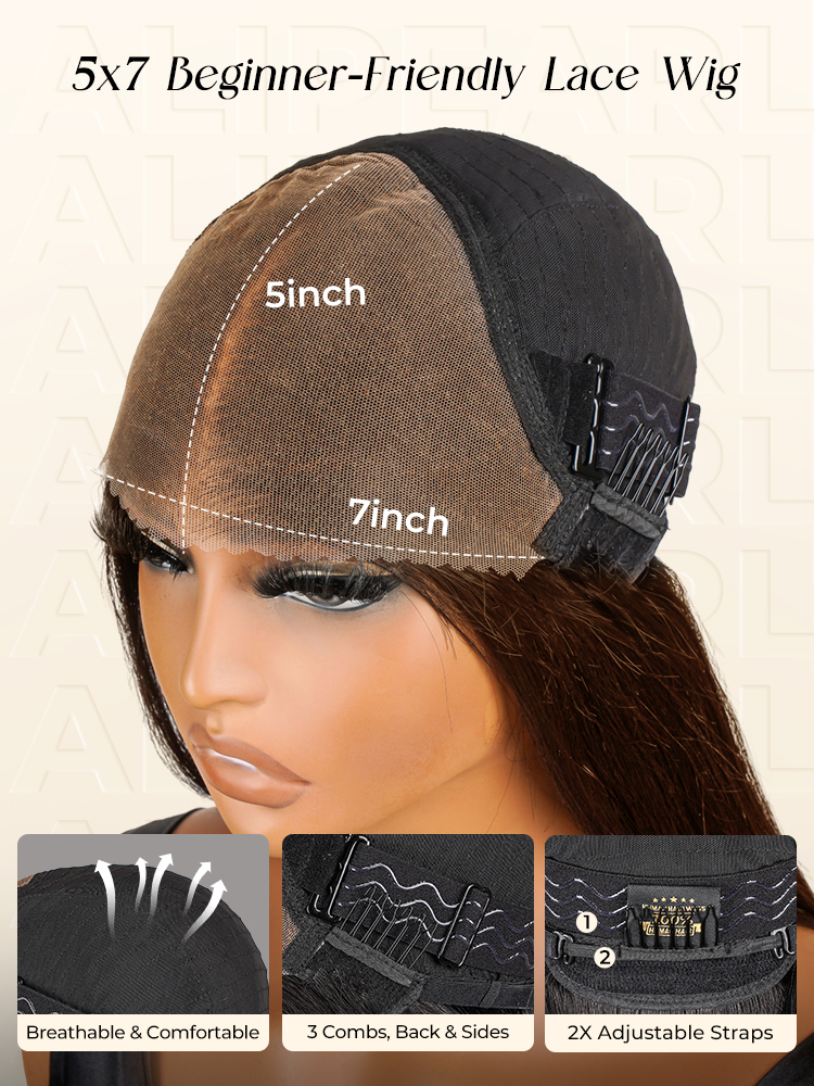 ready to go 5*7 lace closure wig