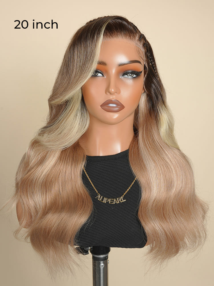 Body Wave Lace Front Wig With Pre plucked hairline