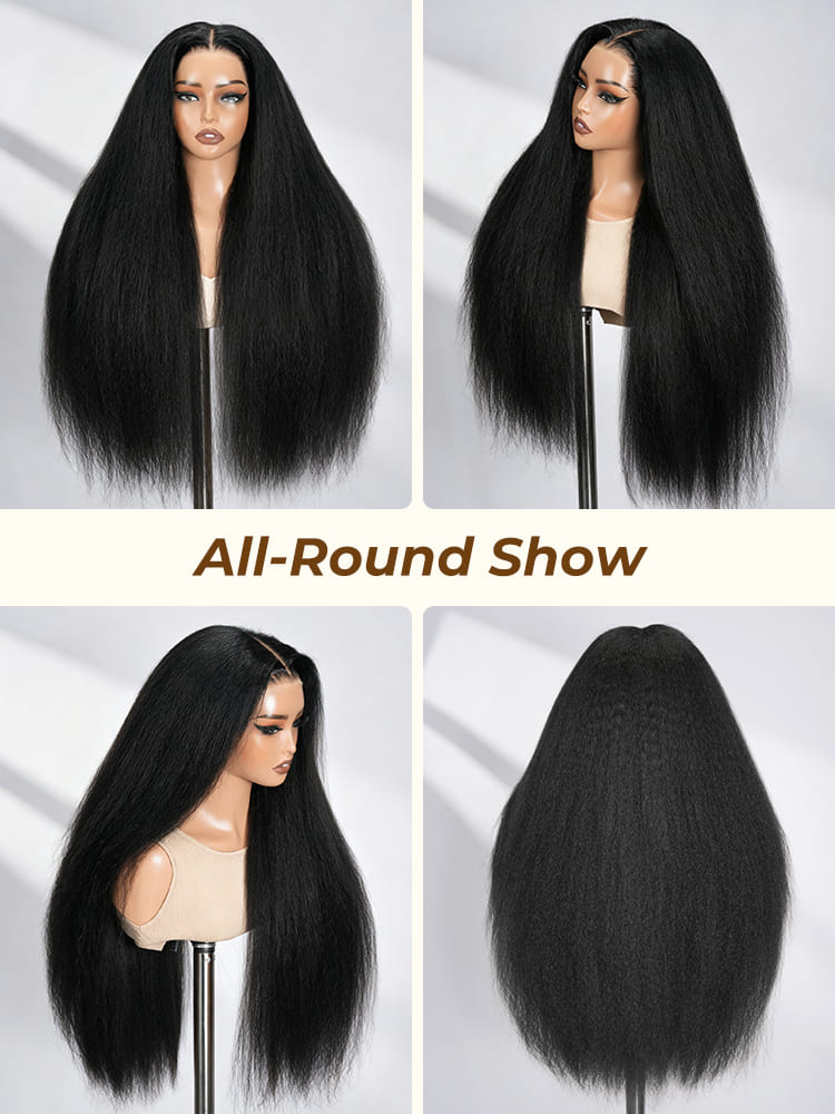 Voluminous Yaki Straight Wig