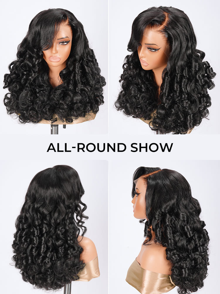 human hair lace front wig