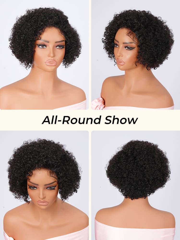 curly pixie bob wig