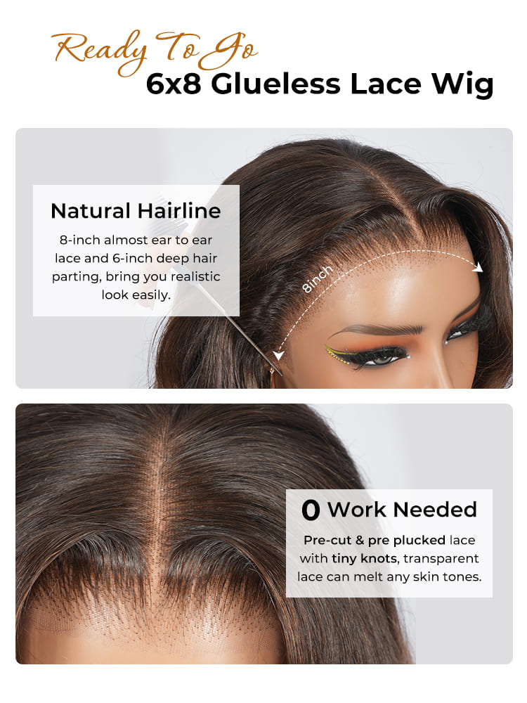 ready to wear glueless lace closure