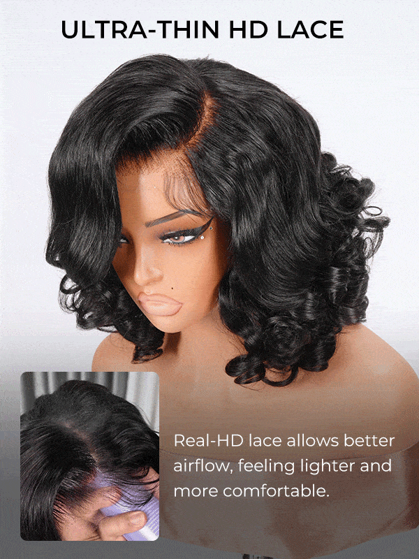 Ultra-thin HD lace closure wig